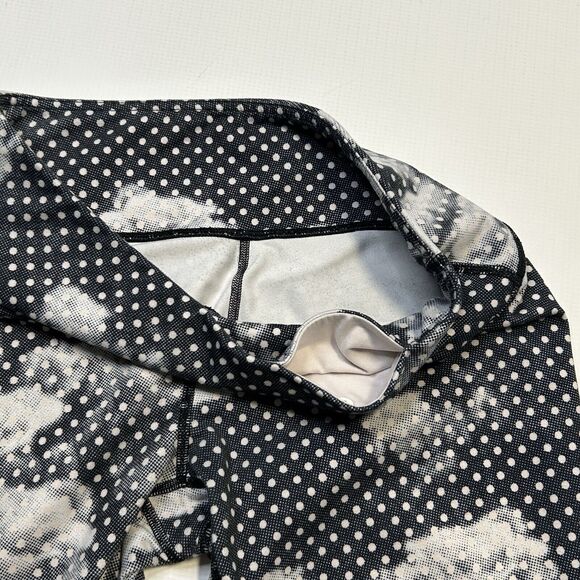 Lululemon Wunder Under Crop II Luon Dottie Dream Rose Neutral Blush Black Size 8 - Picture 9 of 15